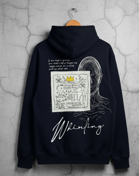 Whirling Printed Hoodies