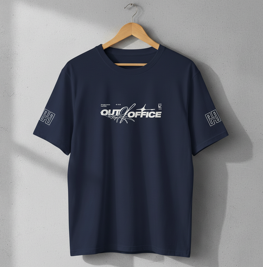 Out of Office Calligraphy Oversized T-Shirt