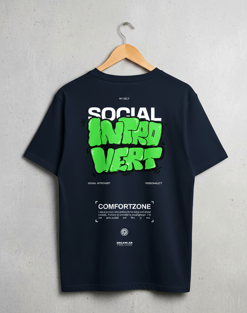 Printed Introvert T -Shirt