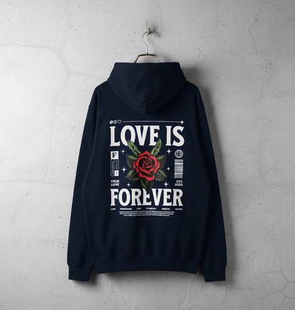 Love is Forever Printed Hoodies