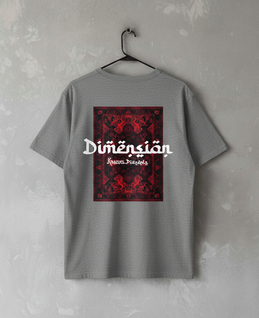 Dimension Oversized Graphic T-Shirt