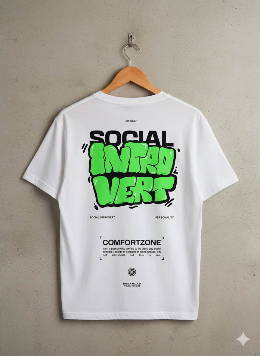 Printed Introvert T -Shirt