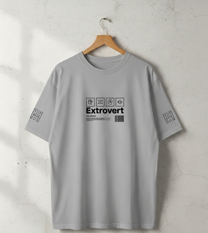 Printed Extrovert T -Shirt