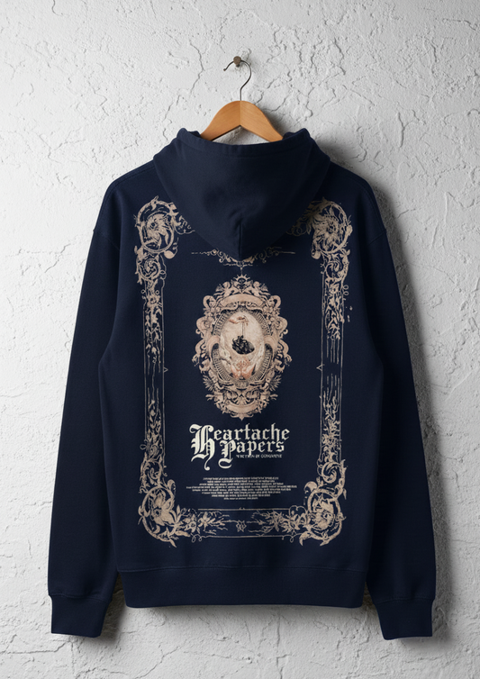 Heartache Papers Printed Hoodies