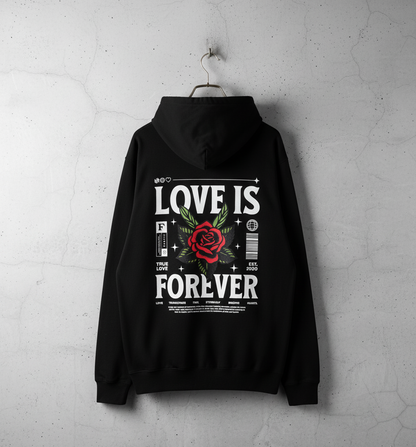 Love is Forever Printed Hoodies