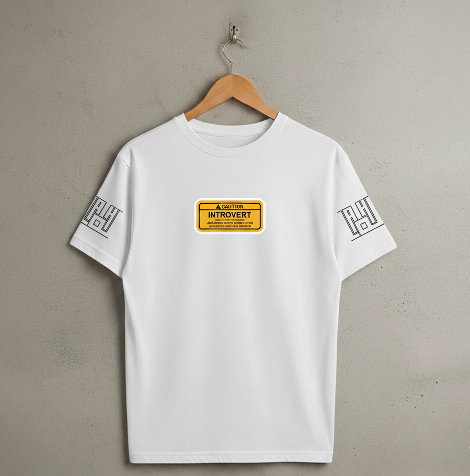 Printed Introvert T -Shirt