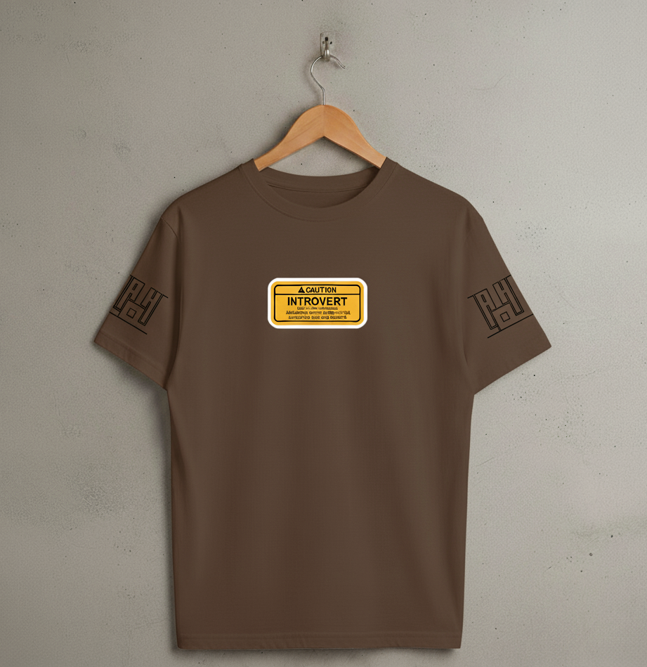 Printed Introvert T -Shirt