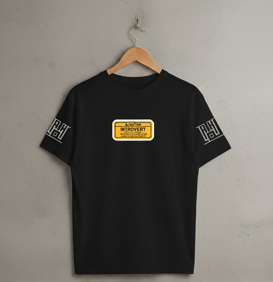 Printed Introvert T -Shirt