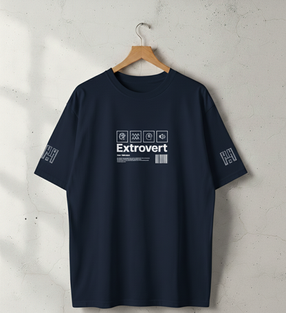 Printed Extrovert T -Shirt