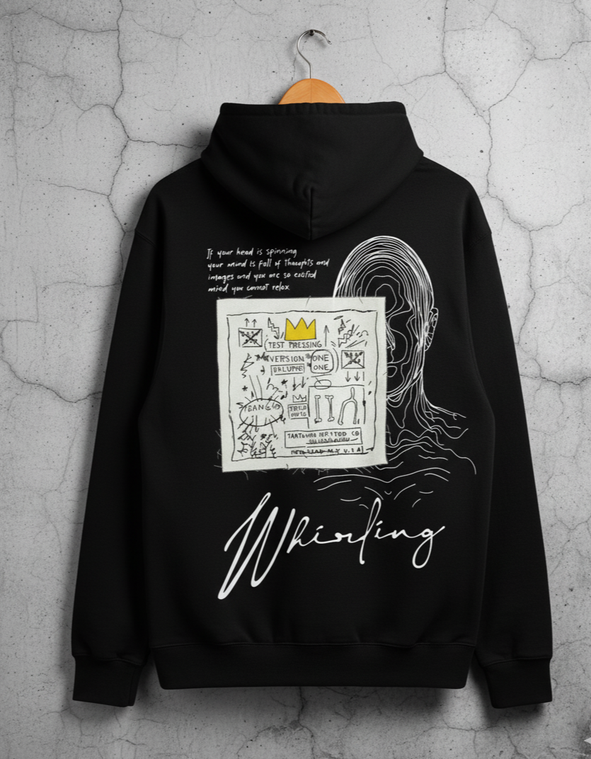 Whirling Printed Hoodies