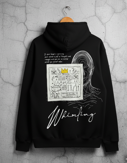 Whirling Printed Hoodies