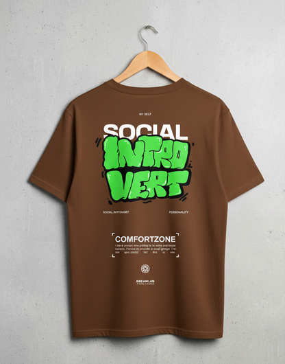 Printed Introvert T -Shirt