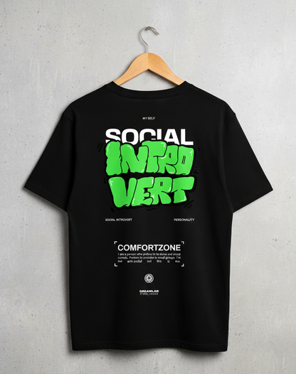 Printed Introvert T -Shirt