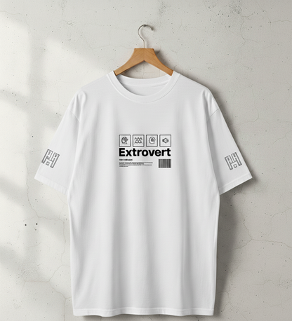 Printed Extrovert T -Shirt