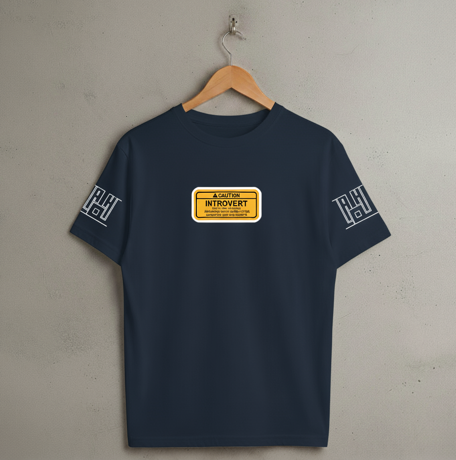 Printed Introvert T -Shirt